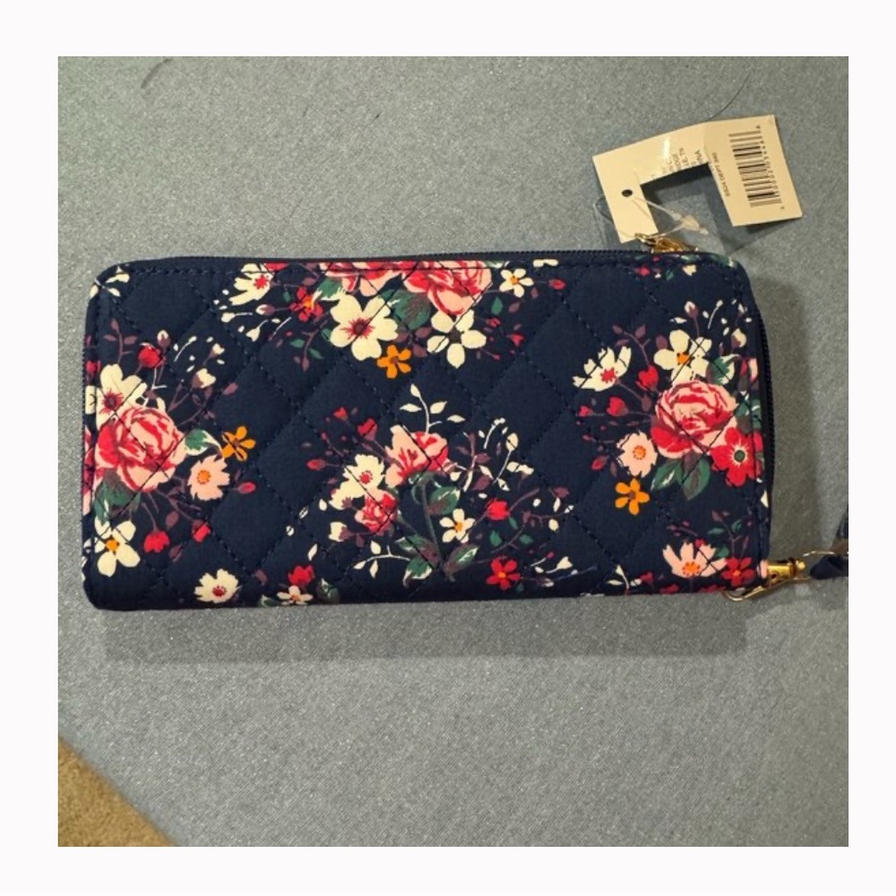 Flower Quilted Women's Wallet